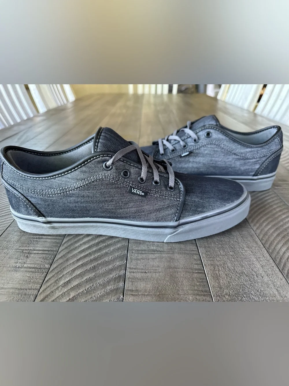 Vans Pro Chukka Low Denim Canvas Sneakers Men's Size 13 (NWOT)